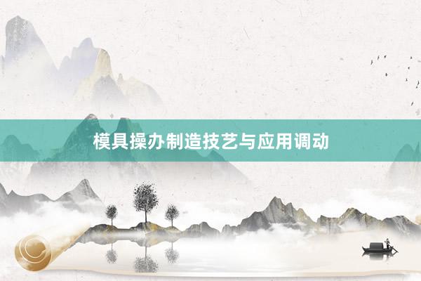 模具操办制造技艺与应用调动